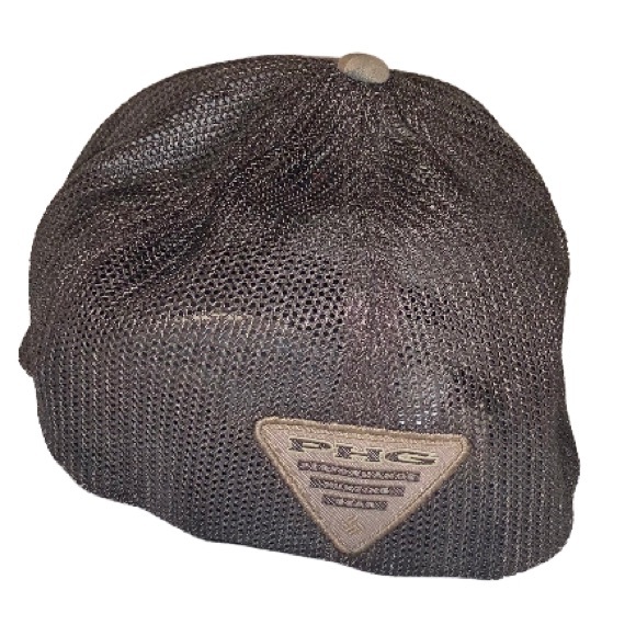 COLUMBIA PFG Camouflage trucker hat men’s size S/m medium - Picture 7 of 14